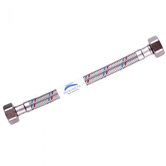 Fleksible trykkslanger 50 cm FF 1/2" x 2