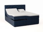 Premium regulerbar seng 180x200 - mørk blå